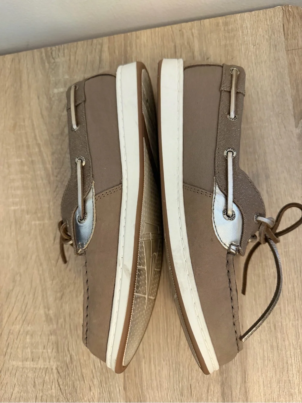Sperry Tan Boat Shoes Leather Shoes Size 8.5